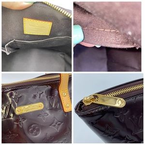 Louis Vuitton Dark Brown Patent Leather Tote